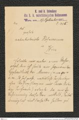 k.k. naturhistorisches Hofmuseum, Intendanzakten 1885-1896 (Hauer), Aktenzahl Z.455/1893, Seite 5